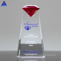 Clear Crystal Trophy Plaques Awards LED Painting Les Crushed Diamond Plaque